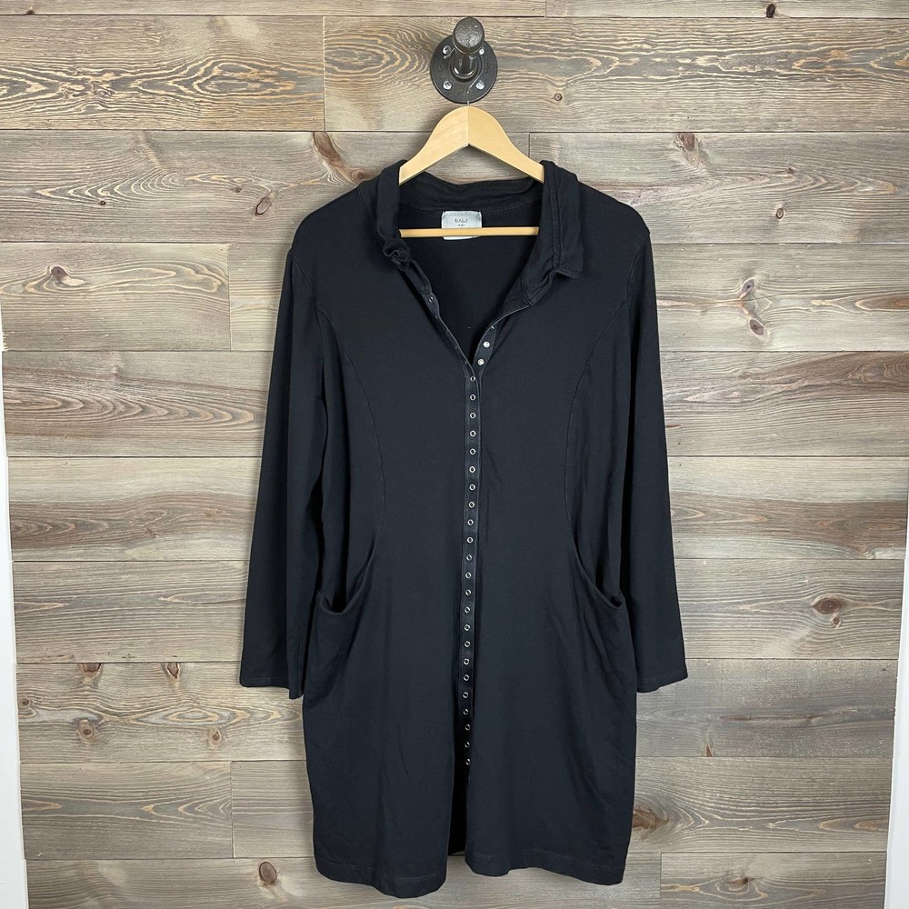 Chalet Et Ceci Snap Front Drawstring Back Dress